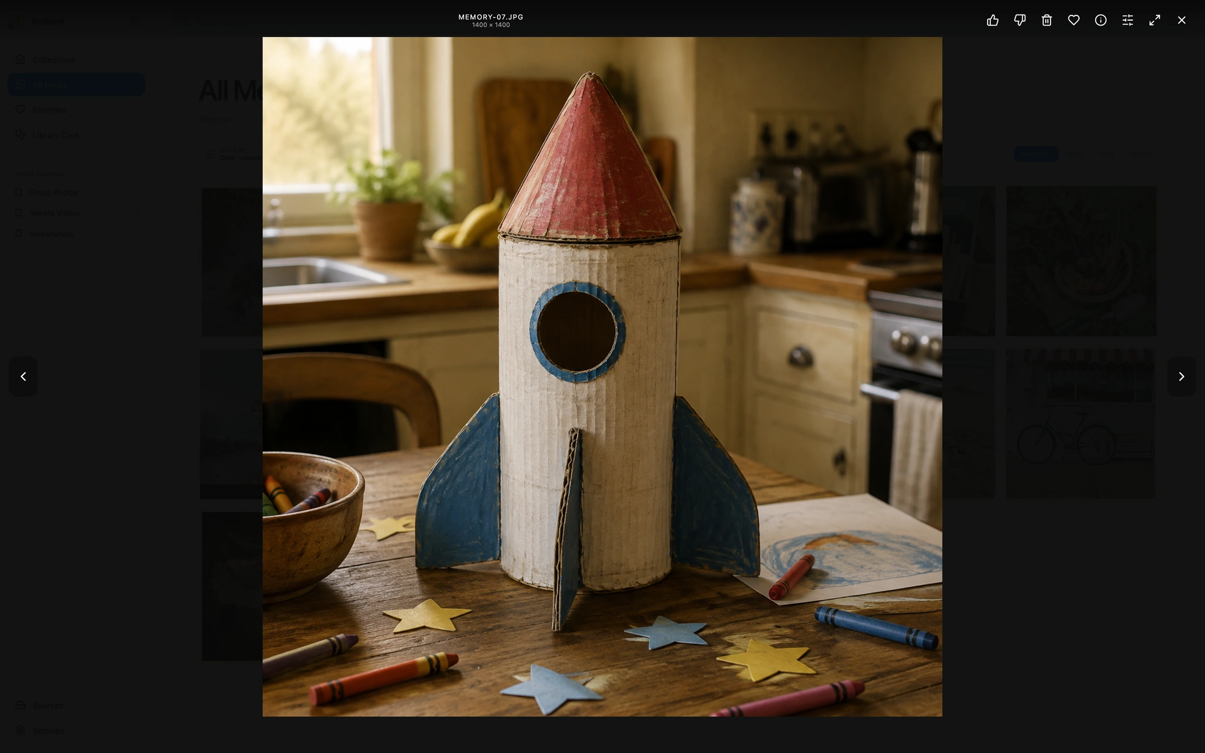 Anthora full-size image viewer